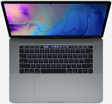 Špičkový notebook - APPLE MacBook Pro 15" Touch bar A1990 Space Grey - Trieda B